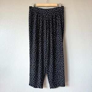Vintage Leger Pants Polka Dot High Rise Pull On